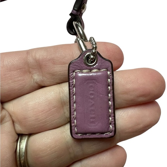 Coach Purple Crossbody Bag with Signature Monogram - Picture 3 of 6